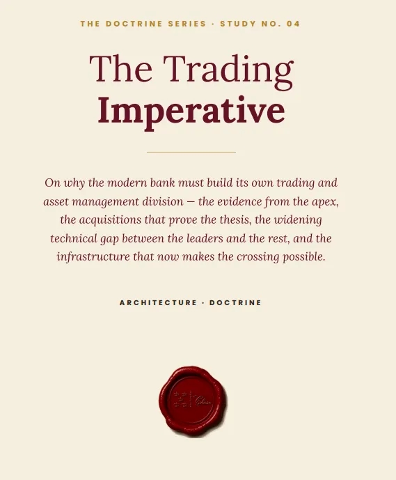 The Trading Imperative
